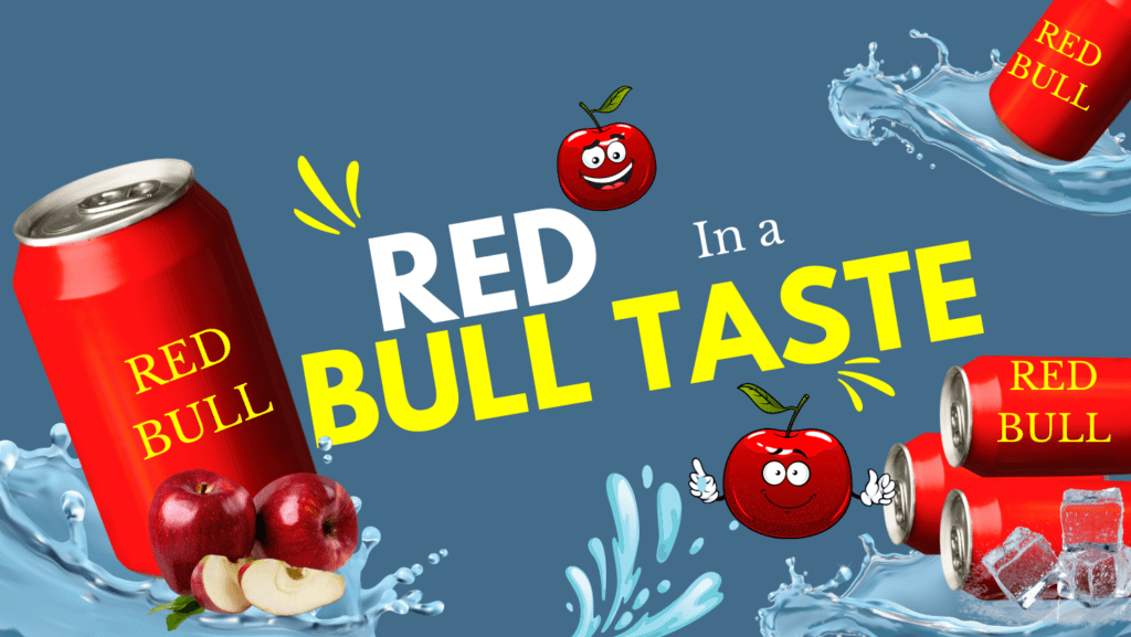 what does red bull taste like